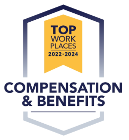 Top Work Places Award 2021-2024 for Compensation & Benefits