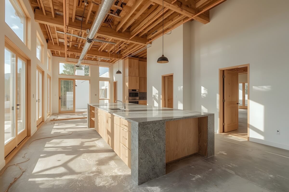 Newly Built Florida Home Interior with Modern Design